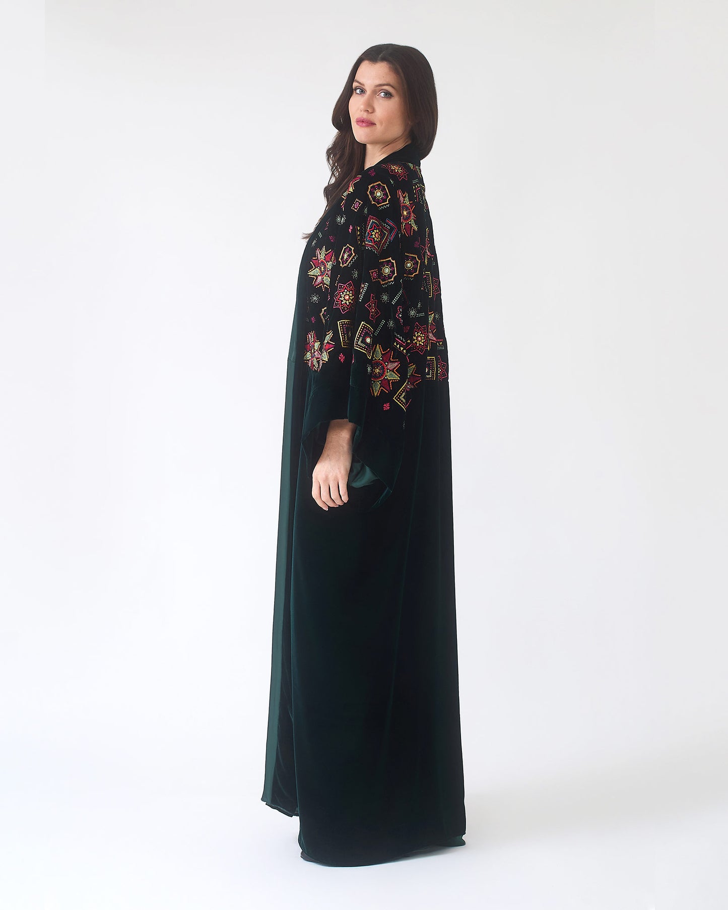 Yarakech Dark Green Abaya