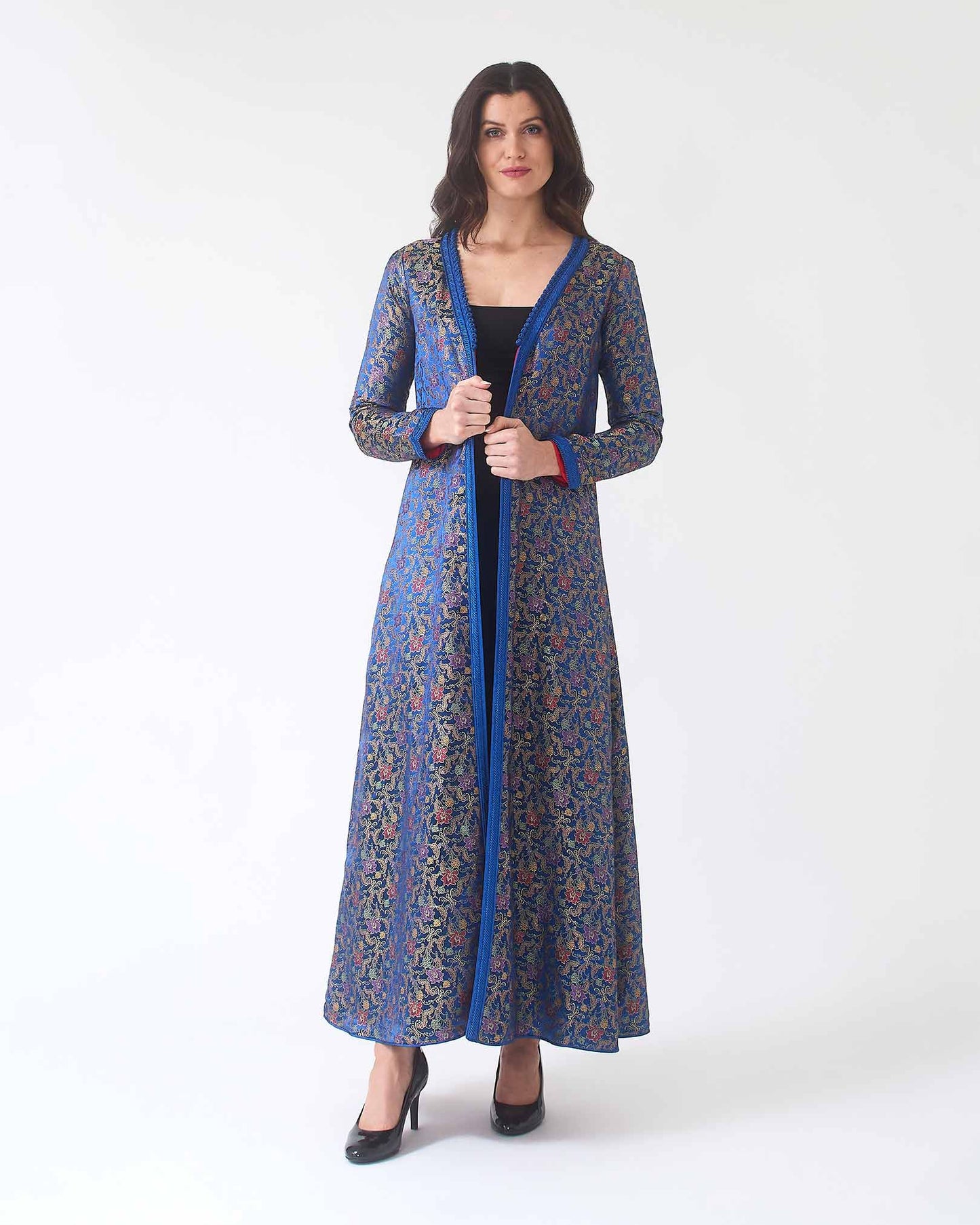 YARAKECH-Jacquard Longline Kimono