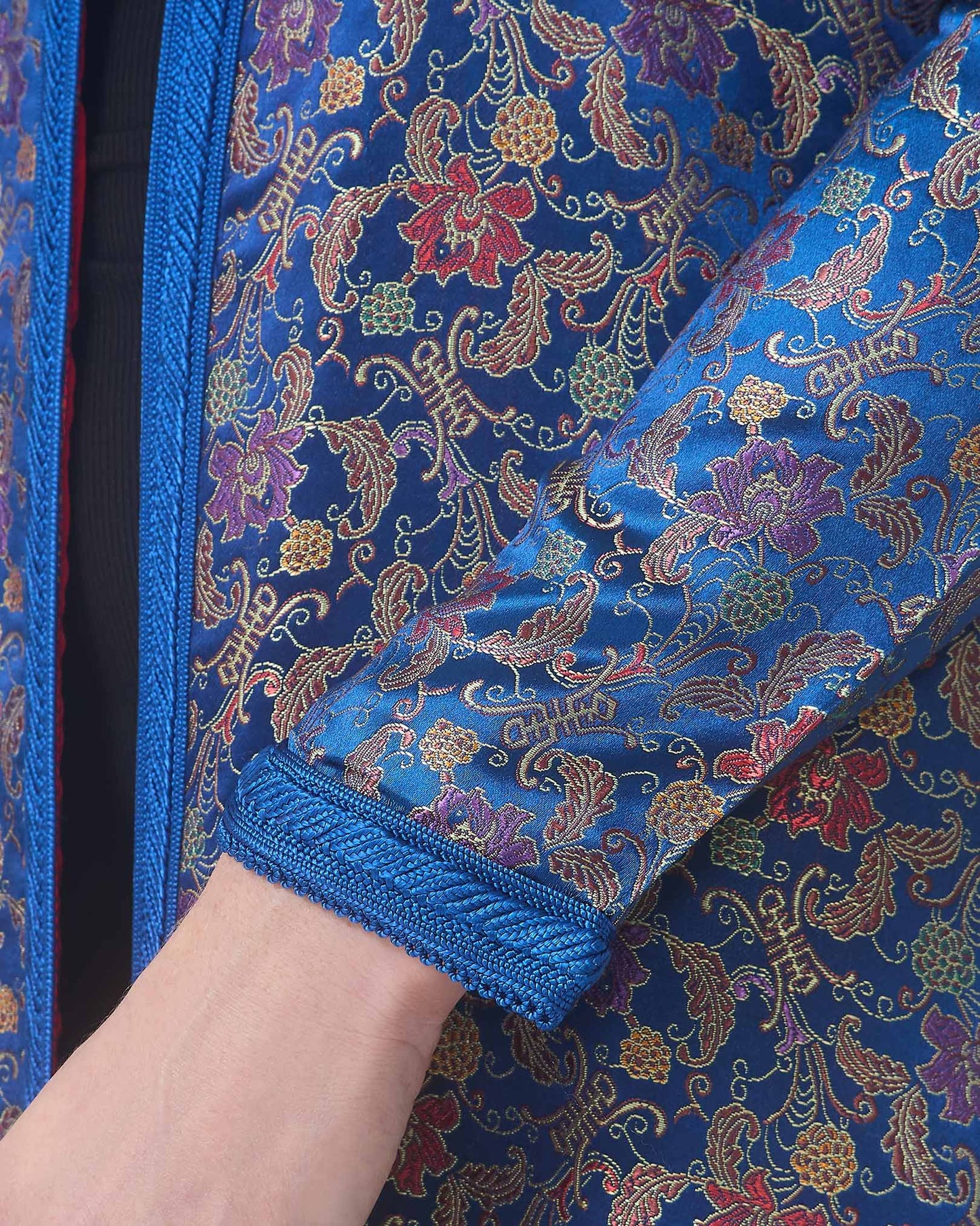 YARAKECH-Jacquard Longline Kimono