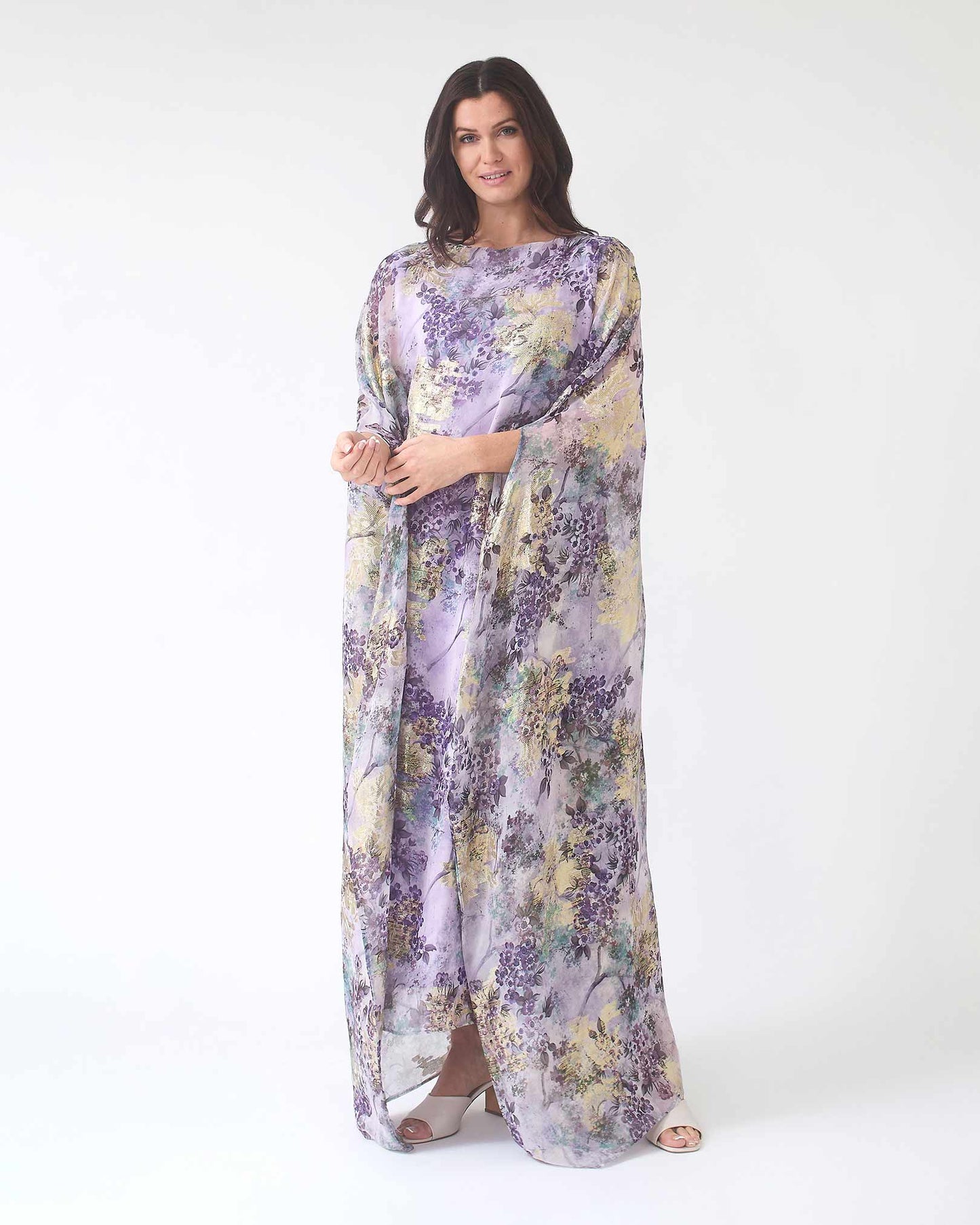 YARAKECH - Lilac Batwing Kaftan