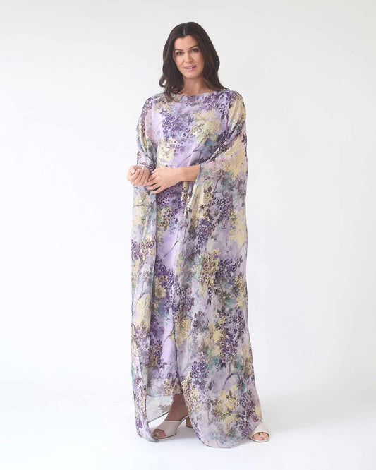 YARAKECH - Lilac Batwing Kaftan