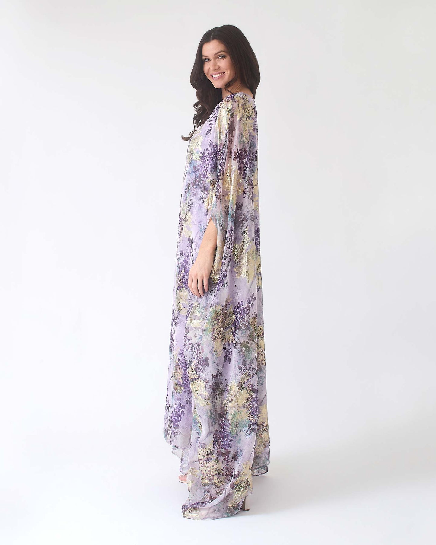 YARAKECH - Lilac Batwing Kaftan