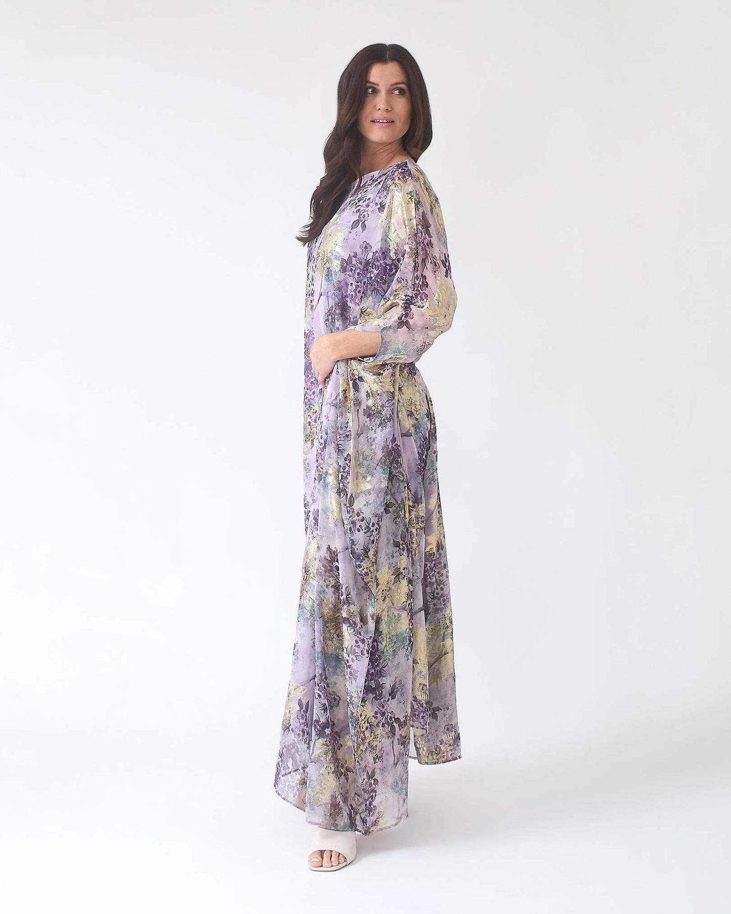 YARAKECH - Lilac Batwing Kaftan