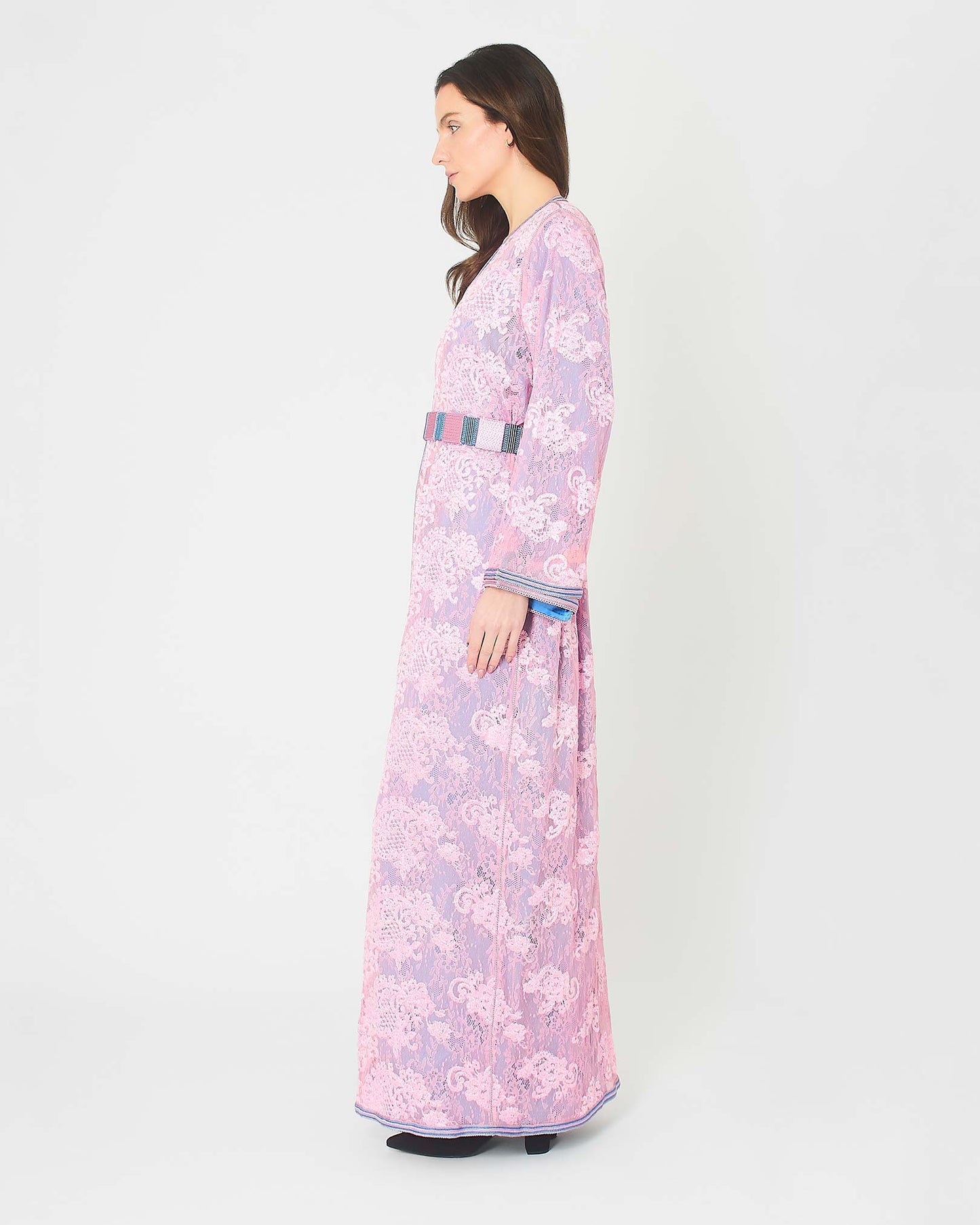 Yarakech - Two-Piece Layered Kaftan Side