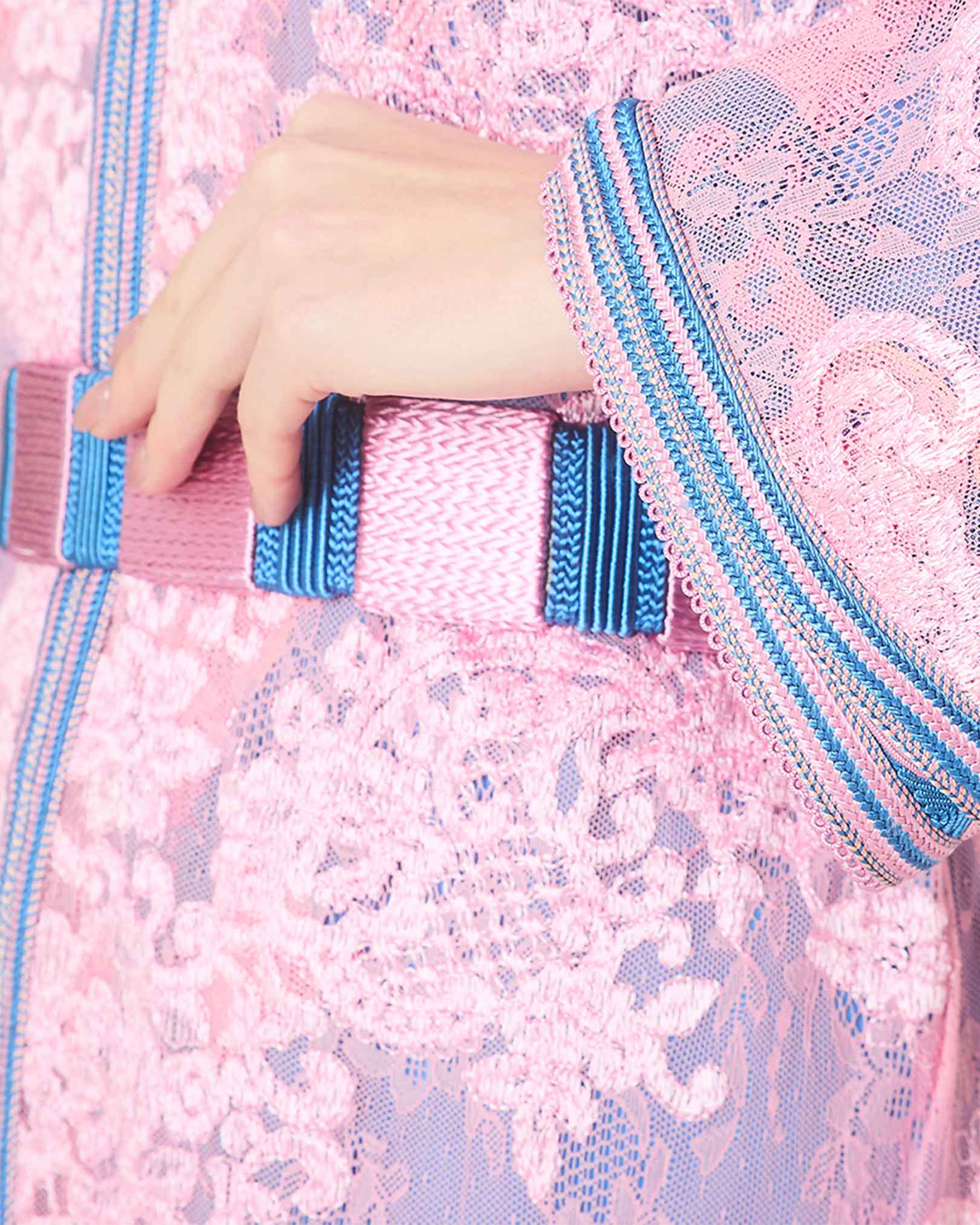 Embroidered Belt on Two-Piece Kaftan