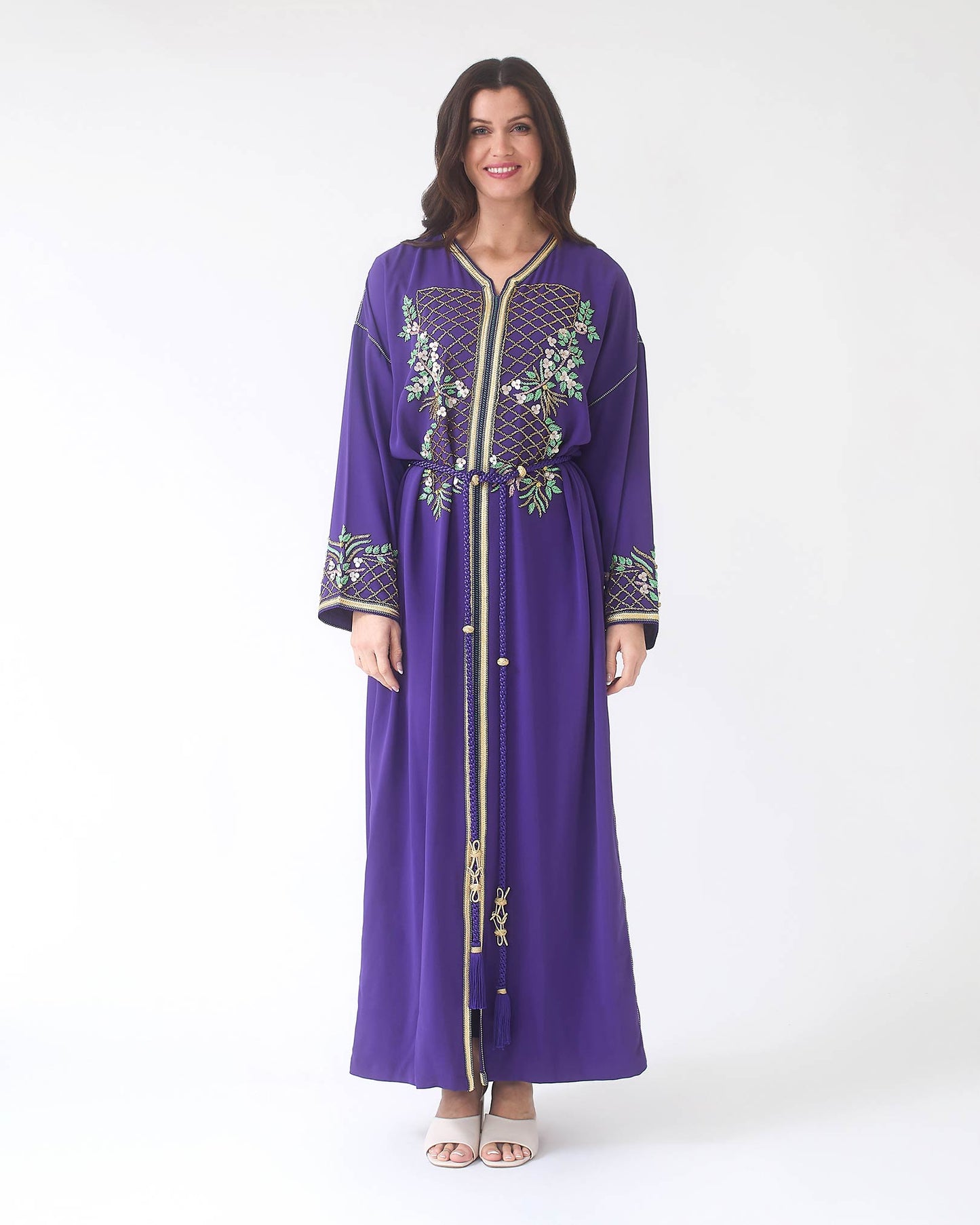 YARAKECH - Moroccan Hand Embroidered Kaftan
