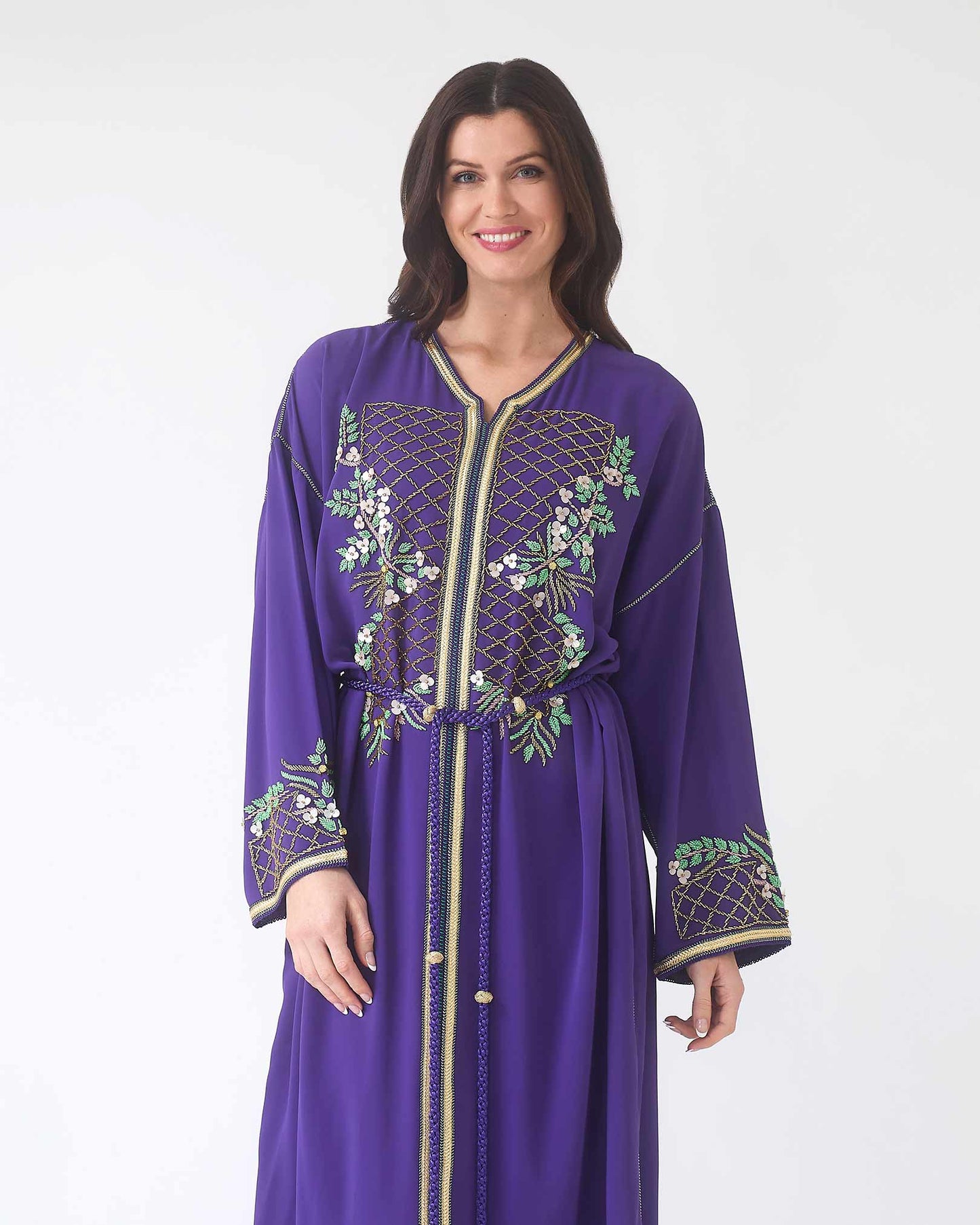 YARAKECH - Moroccan Hand Embroidered Kaftan