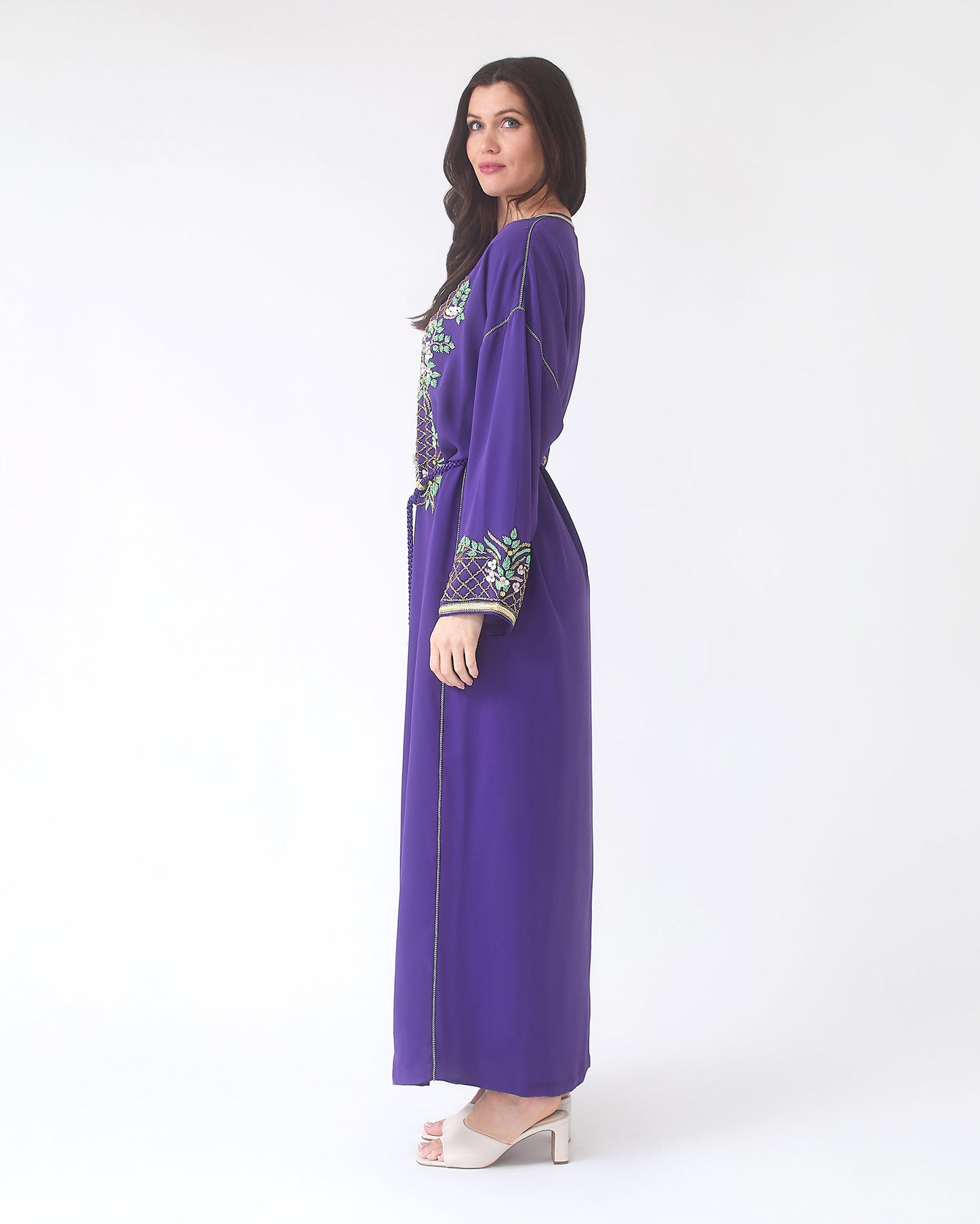 YARAKECH - Moroccan Hand Embroidered Kaftan