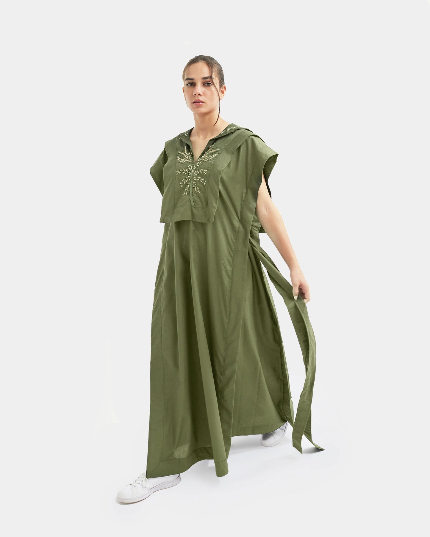 YMZ Cairo - Forest Green Natura Kaftan