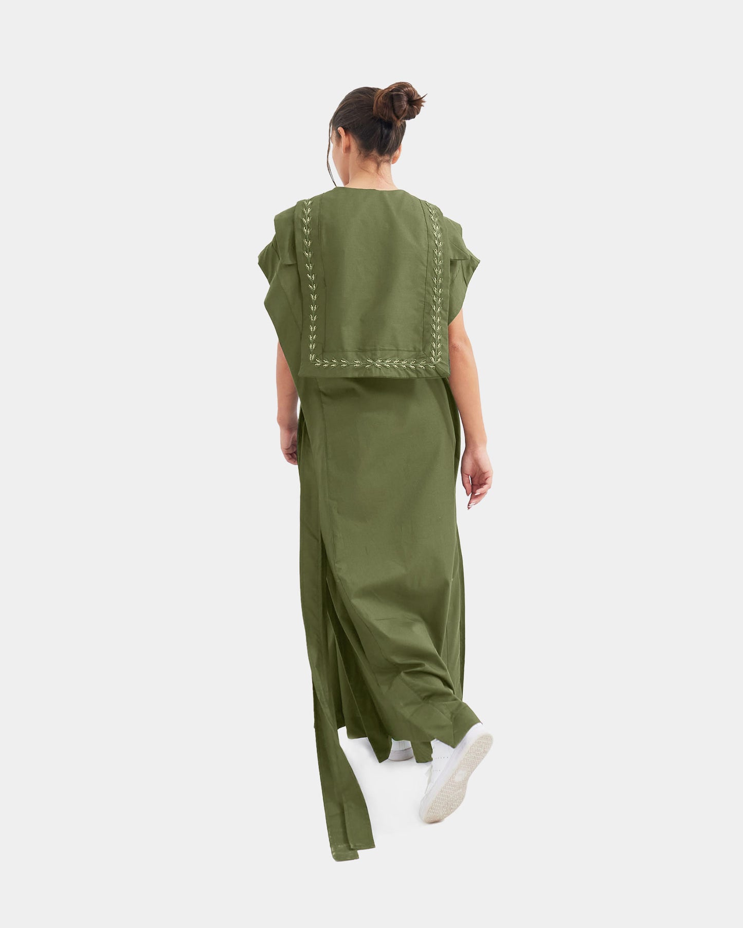 YMZ Cairo - Forest Green Natura Kaftan