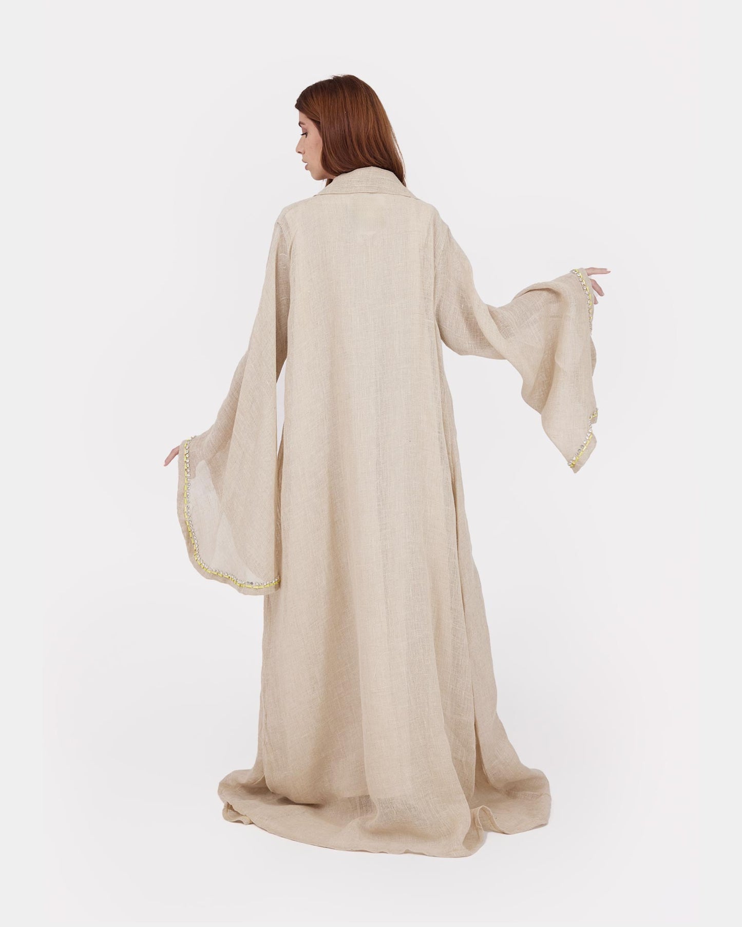 YMZ Cairo - La Raffia Preziosa Belted Dress