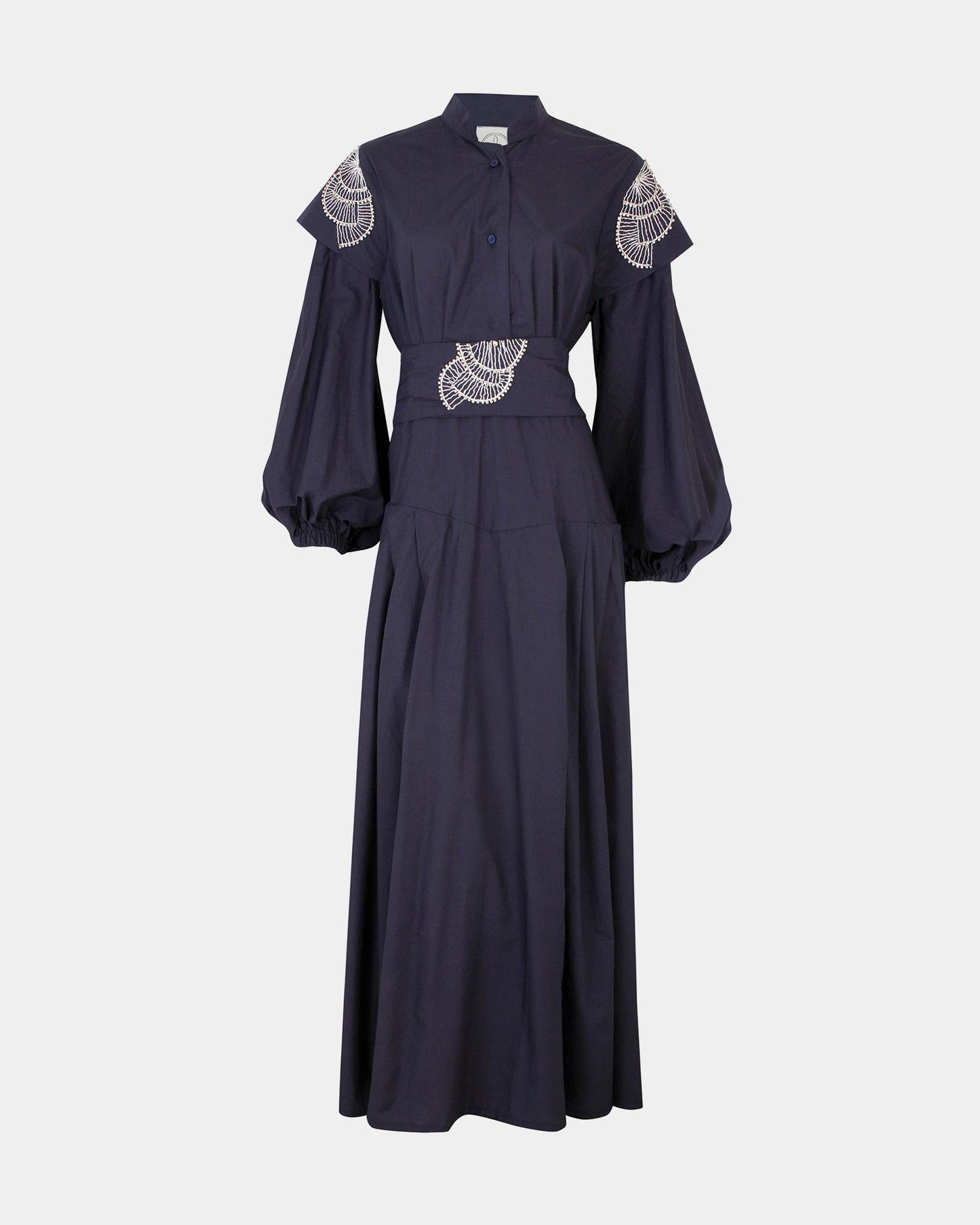 YMZ Cairo - Navy Mosaic Kaftan
