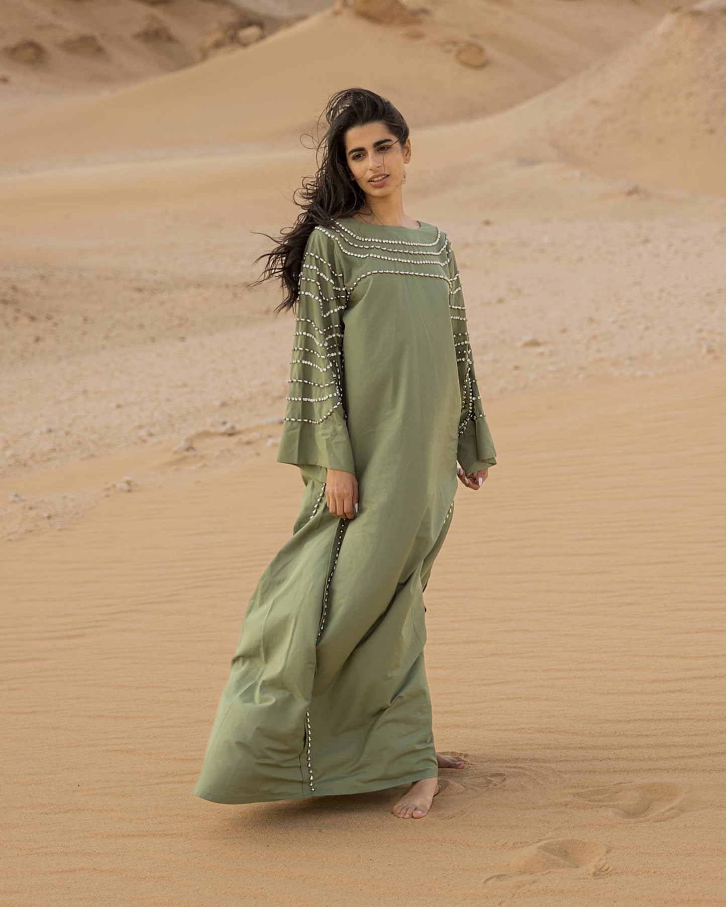 YMZ Cairo - Preziosa Verde Kaftan